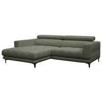 Sarokkanapé Aspen - zöld, Konventionell, faalapú anyag/textil (192/264cm)