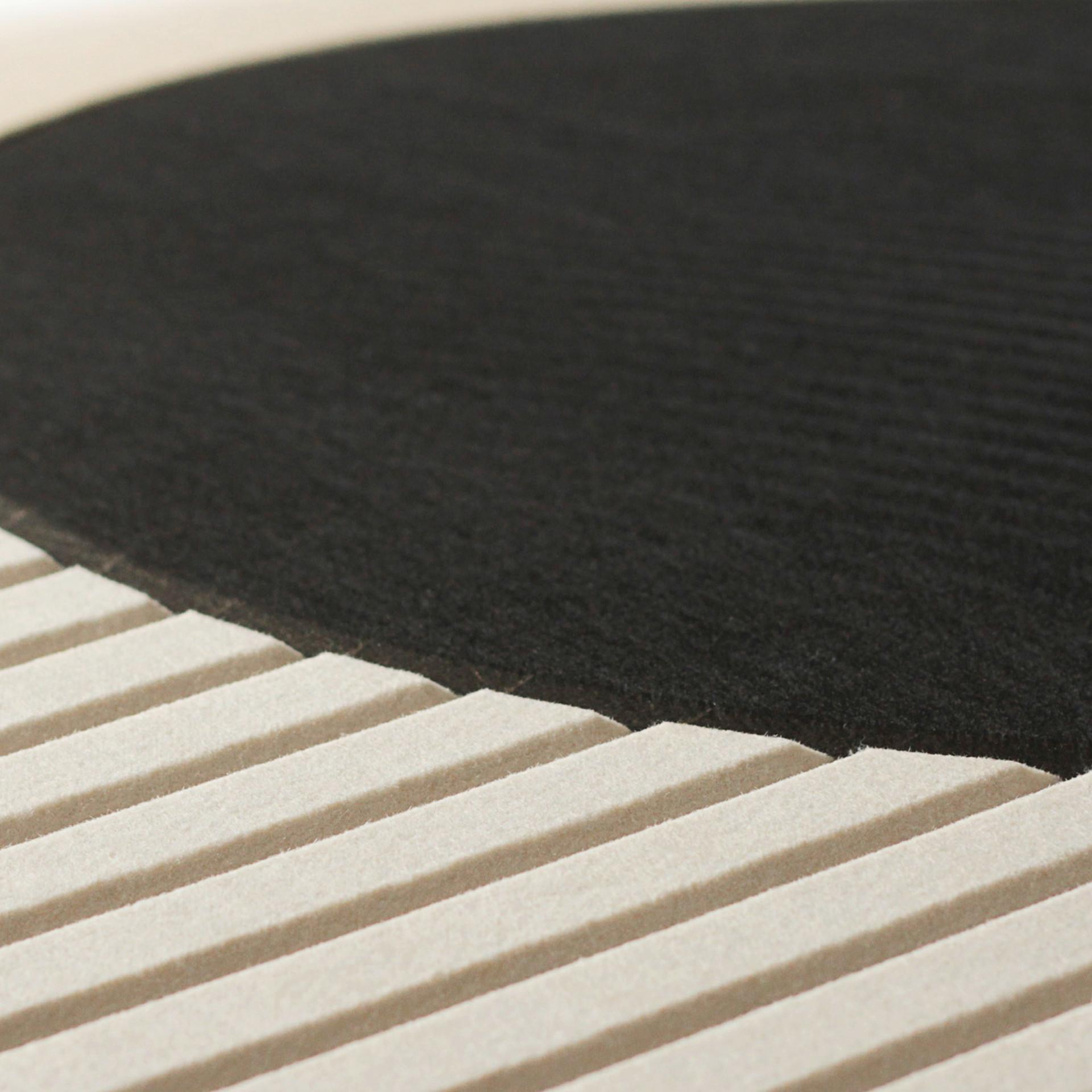 AKUSTIKPANEL MILLA - beige/svart, textil (90/120cm) - Mömax