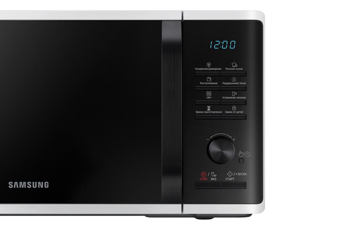 Mikrowelle Ms23k3515aw/sw - Weiss, Basics, Keramik (27,5/48,9/37.4cm) - Samsung