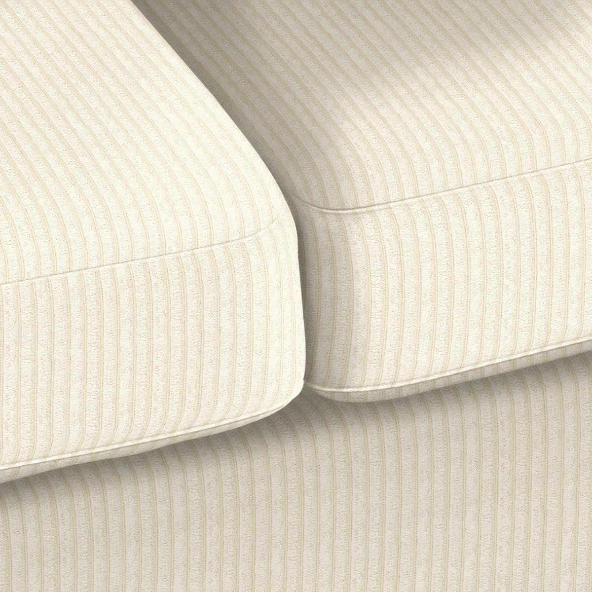 3-Sitzer-Sofa Devado Beige Cord - Beige/Naturfarben, Holz/Textil (216/70-85/95cm) - Mömax