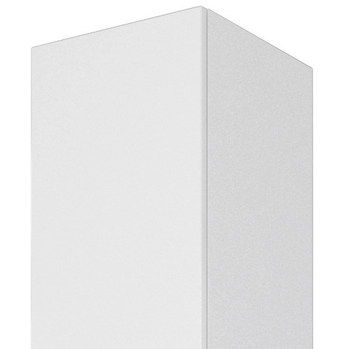 Seitenschrank in Weiss 'Luzern' - Schwarz/Weiß, KONVENTIONELL, Holzwerkstoff/Kunststoff (30/180/35cm) - Held