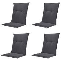 SESSELAUFLAGE BASIC BLACK AUFLAGE NIED - Schwarz, MODERN, Textil (50/2/105cm) - Gardenson