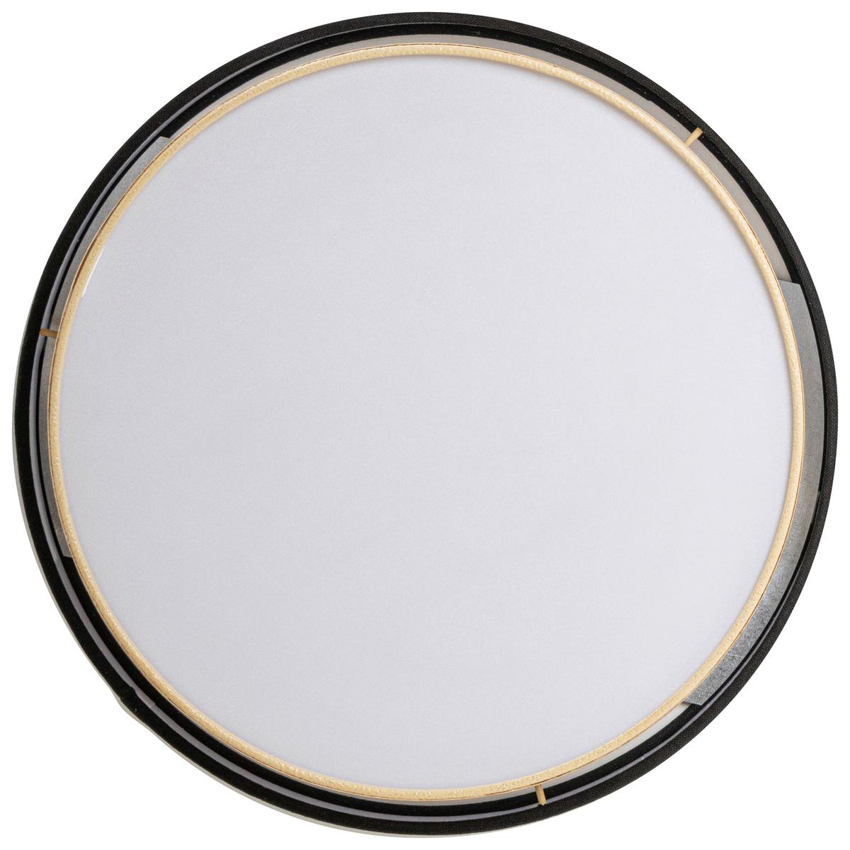 LAMPA SUFITOWA IRINA - kolor dębowy/czarny, Design, tworzywo sztuczne/metal (37/14cm) - Novel