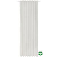Fertigvorhang Bio-Luise 2 Stk. in Weiss ca. 140x255-267cm - Weiss, Natur, Textil (140/267cm) - ecoTree
