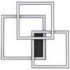 LED-TAKLAMPA TIMRE - svart, Modern, metall/plast (45,3/43,5/7,3cm) - Mömax