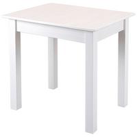 Esstisch Chilly Home ca. 60x76x80 cm Weiß - Weiß, KONVENTIONELL, Holz (60/76/80cm) - MID.YOU