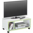Mizica Za Hi-fi Naprave Flip - zelena/bela, Moderno, umetna masa/leseni material (70/30/38cm) - Based Mizica Za Hi-fi Naprave Flip - zelena/bela, Moderno, umetna masa/leseni material (70/30/38cm) - Based
