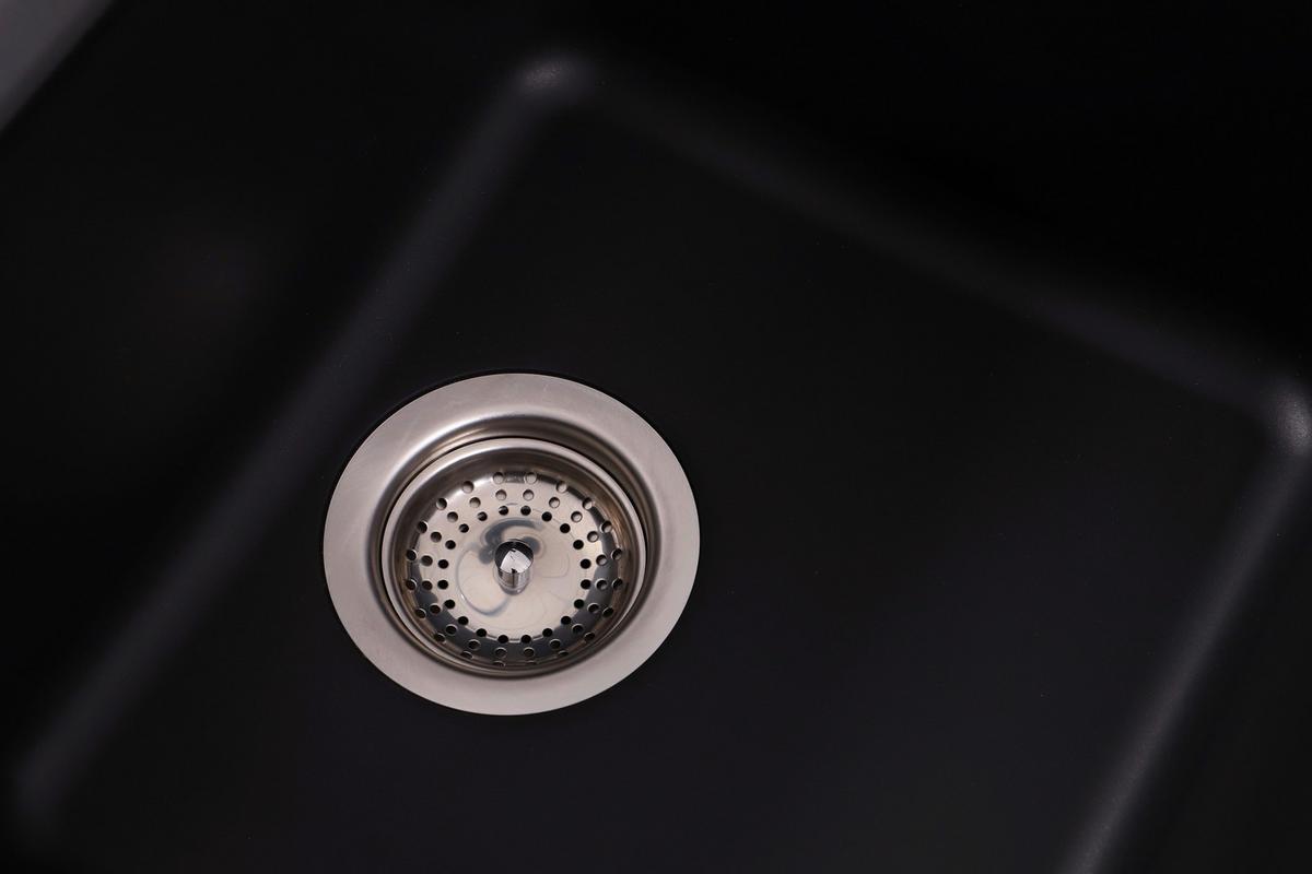 Pomivalno Korito Atlanta, 86x43cm - črna, Basics, kamen (86/20,5/43,5cm) - Respekta