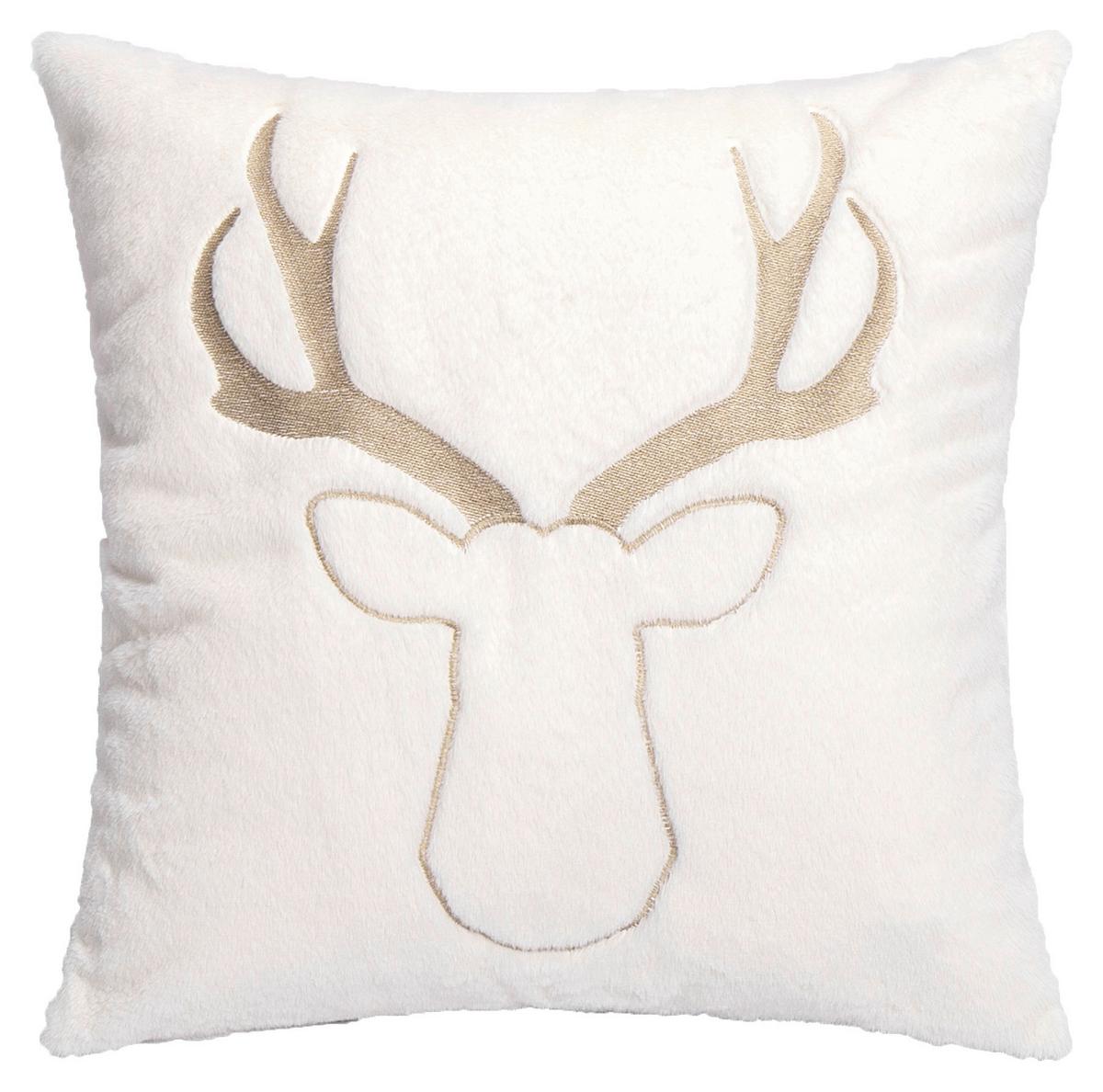 Pernă Decorativă Monte, Cca. 45x45 Cm - alb/taupe, textil (45/45cm) - Mömax