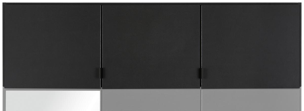 Aufsatzschrank ONTARIO - Graphitfarben, Modern, Holzwerkstoff (136/39/54cm) - Based
