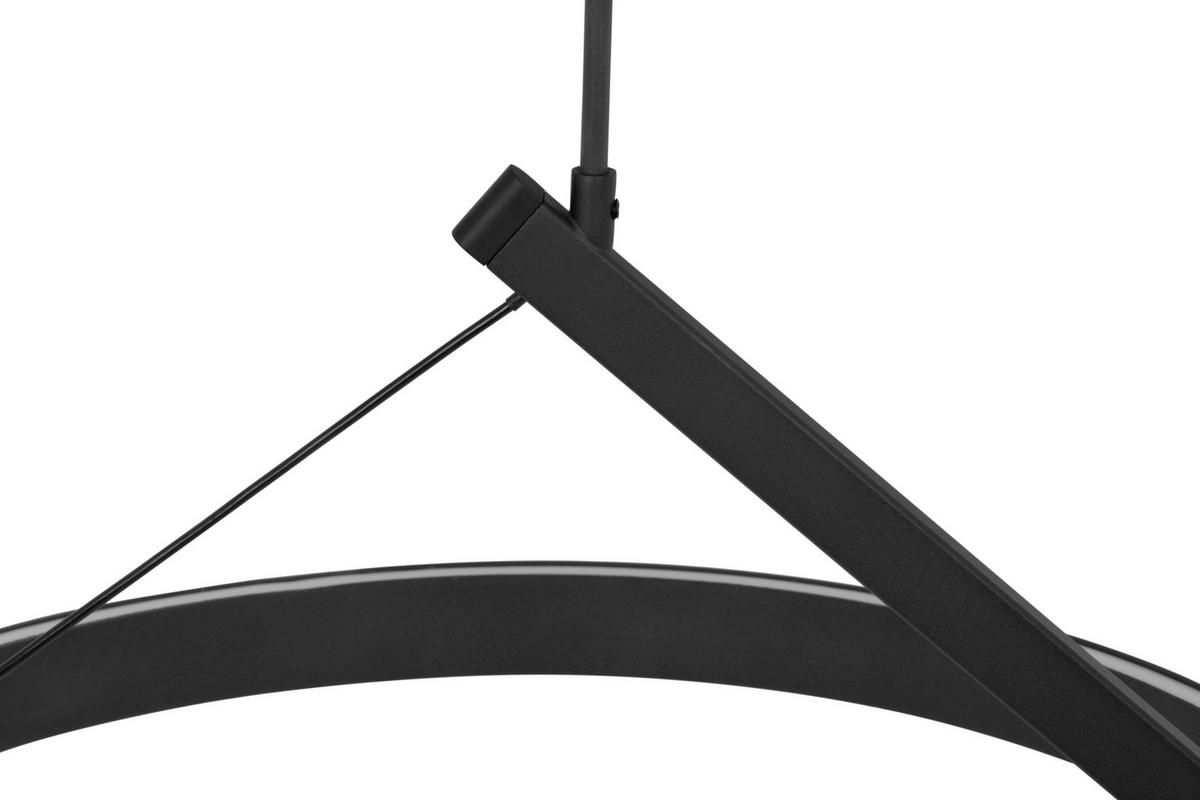 LAMPA WISZĄCA LED AERO *DK* - czarny, Design, metal (45/150cm) - Dieter Knoll