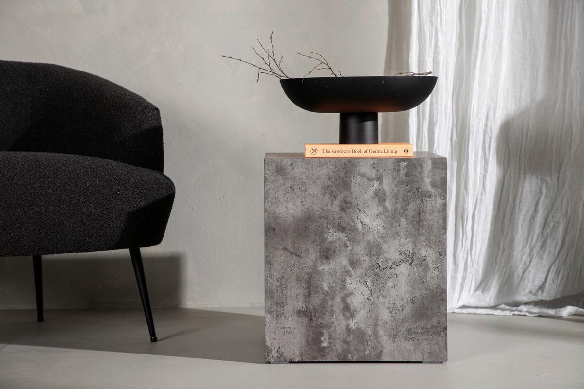 COUCHTISCH YORK - Grau, Design, Holz (40/40/45cm) - Livetastic