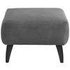 Hocker Colori Grau Cord - Schwarz/Grau, MODERN, Holz/Textil (66/44/66cm) - MID.YOU