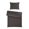 Bettwäsche Xenia Streif Anthrazit ca. 140x200cm - Anthrazit, MODERN, Textil (140/200cm) - Premium Living