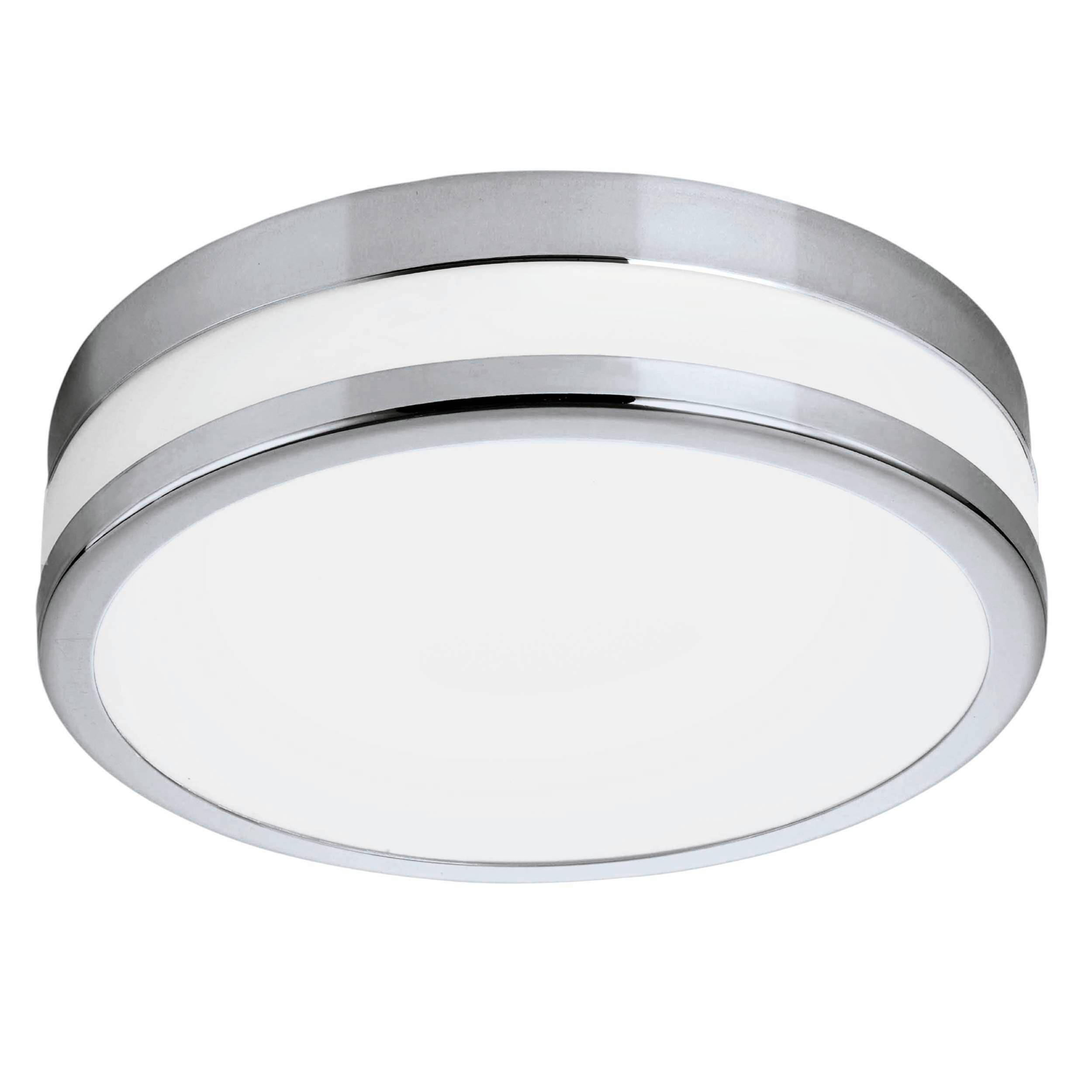 ŁAZIENKOWA LAMPA SUFITOWA 780872 SANTOS - biały/kolor chromowy, Basics, metal/szkło (22,5/6cm) - Celina