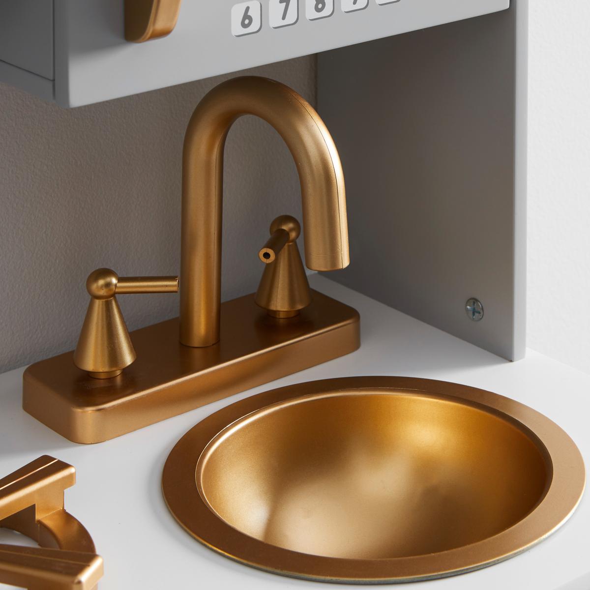 Gyerekkonyha Bea - szürke, Modern, műanyag (60/90/31cm) - Bessagi Kids