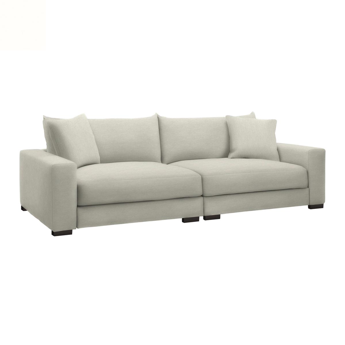 Megasofa Pedro Beige - Beige, MODERN, Holz/Holzwerkstoff (261/83/124cm) - Mömax