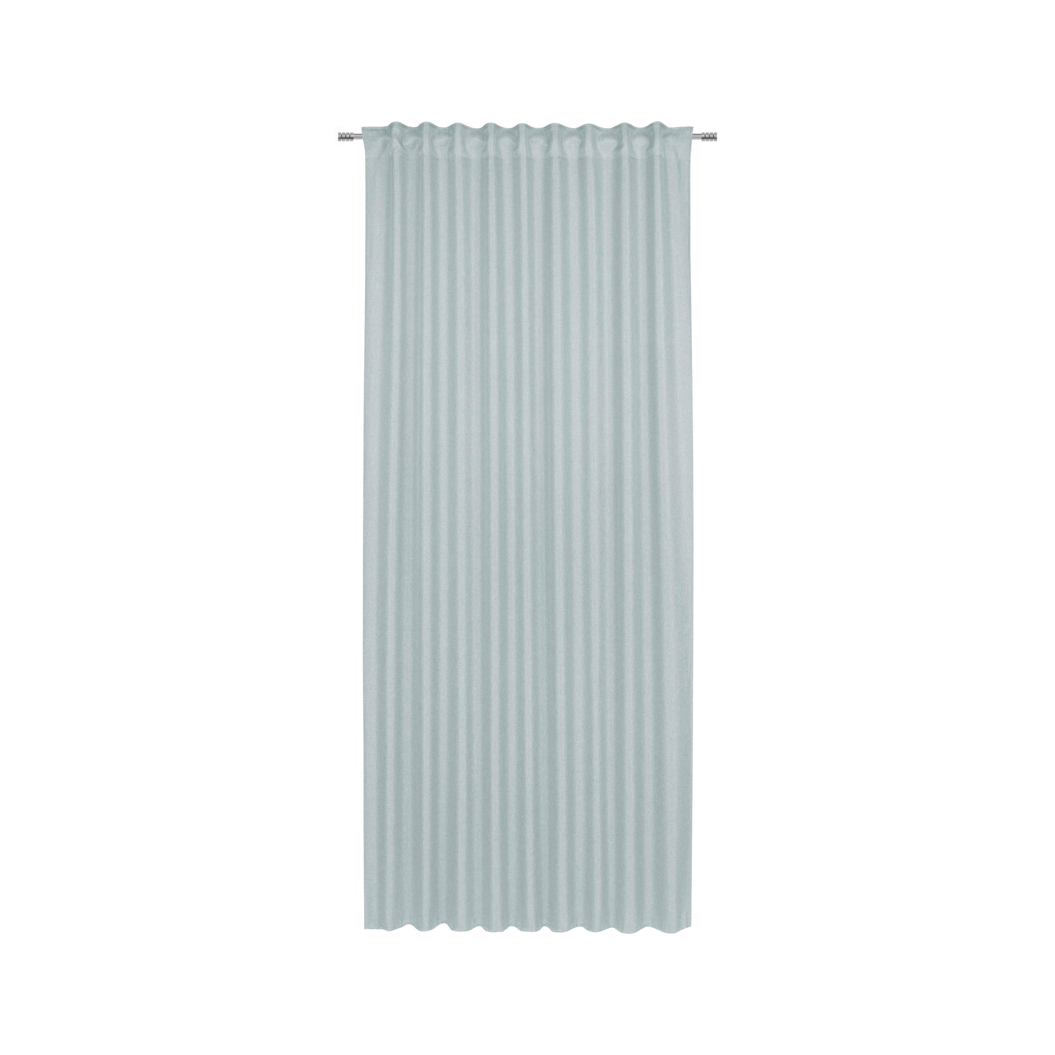 Končana Zavesa Andi 2 Kos - srebrne barve, Konvencionalno, tekstil (140/245cm) - Modern Living