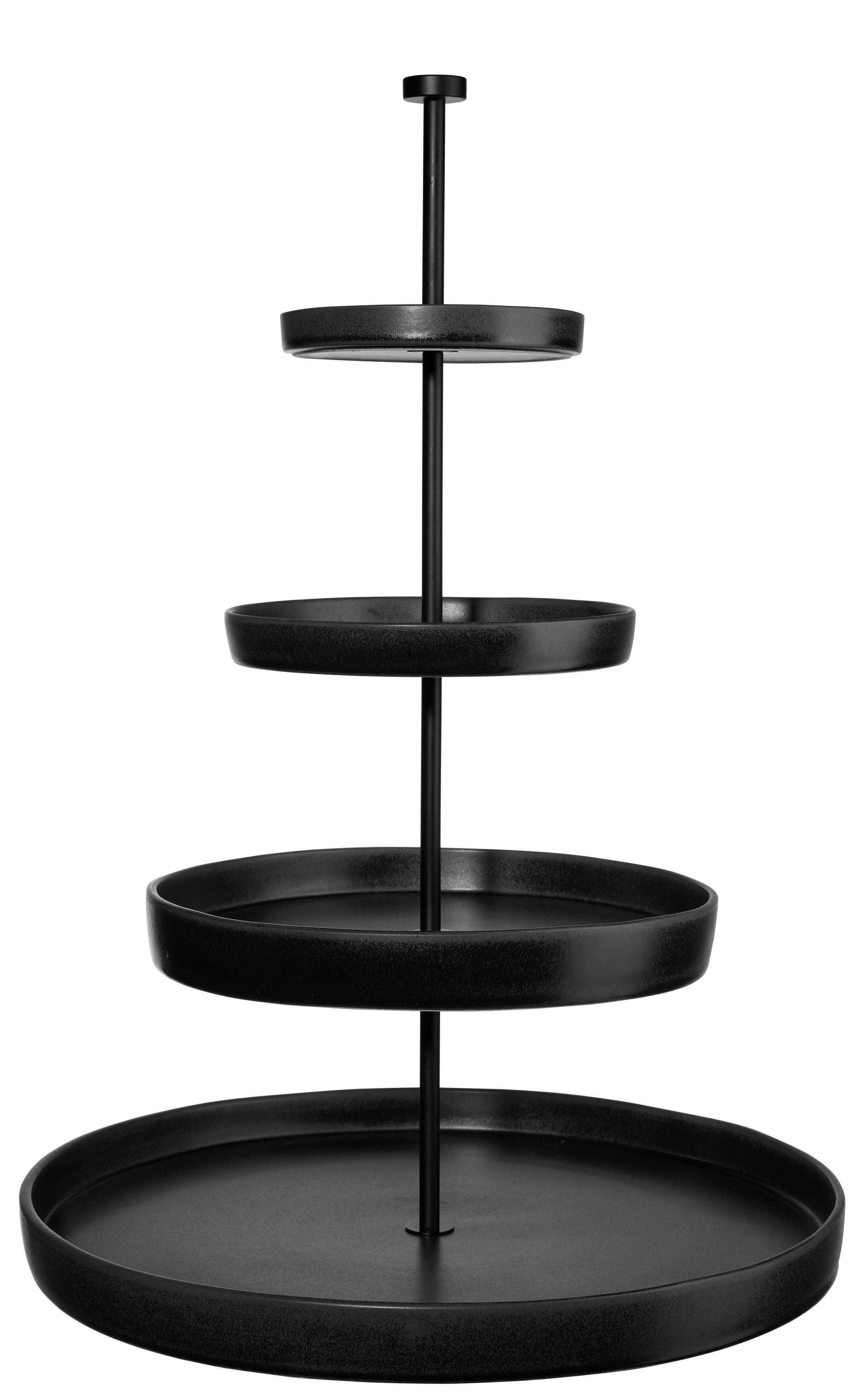 ETAŻERKA 92153174 - czarny, Design, metal (61cm) - ASA