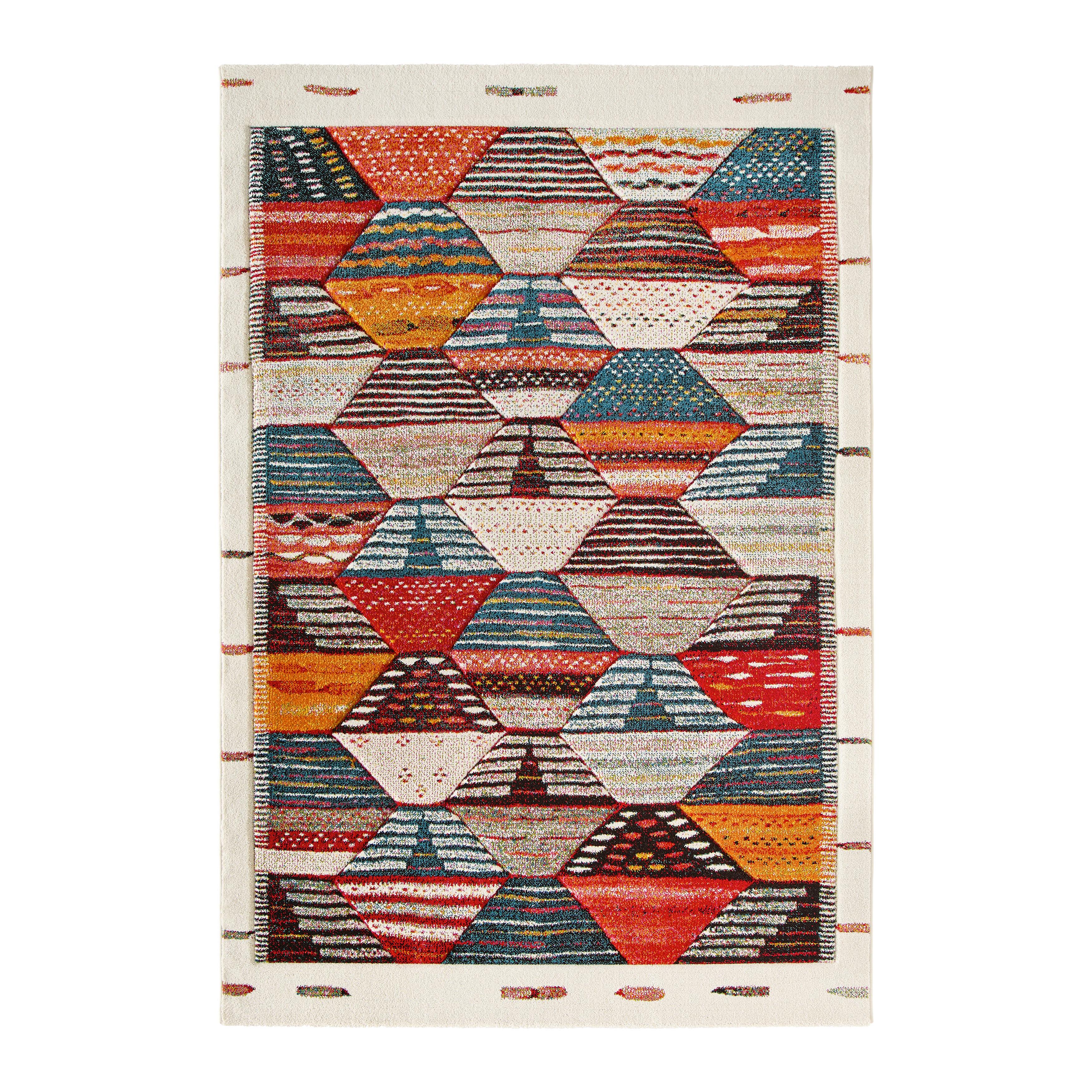 Webteppich Festival Multicolor ca. 80x150cm - Multicolor, KONVENTIONELL, Textil (80/150cm) - Mömax
