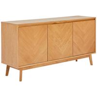 KOMODA SZEROKA ZADAR - kolor dębowy, Konventionell, materiał drewnopochodny/drewno (150/75/40cm) - MID.YOU