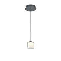 LAMPA WISZĄCA LED 20648/1-39 KLARA - antracytowy, Basics, metal (26/60-180cm) - elements by BANKAMP
