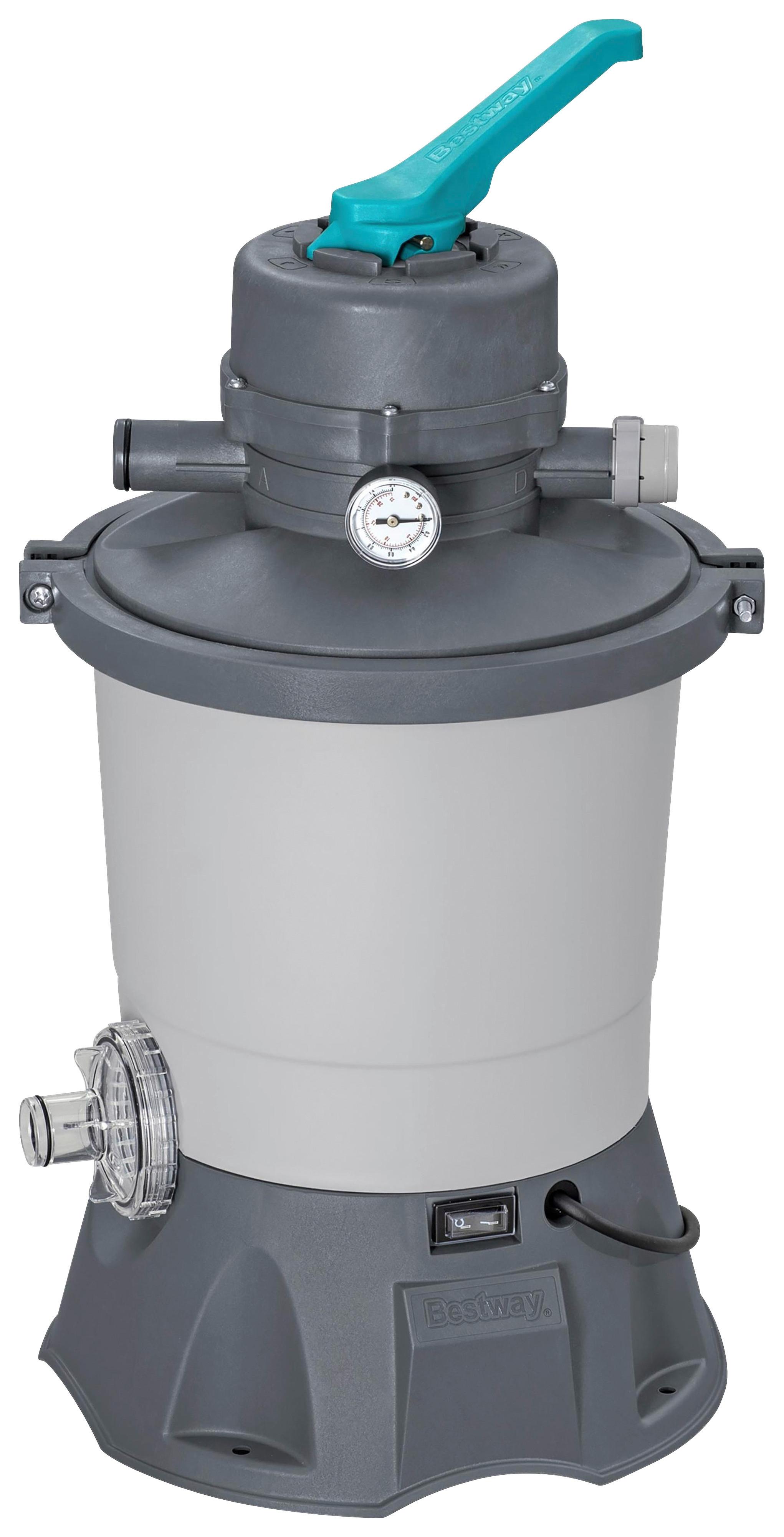 POMPA Z FILTREM PIASKOWYM FLOWCLEAR - biały/szary, Konventionell, tworzywo sztuczne/metal (30,6/30,6/62cm) - Bestway