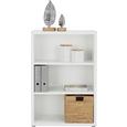Regal Weiß - Alufarben/Weiß, MODERN, Holzwerkstoff/Kunststoff (78/115/37cm) - Premium Living Regal Weiß - Alufarben/Weiß, MODERN, Holzwerkstoff/Kunststoff (78/115/37cm) - Premium Living