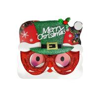 Božična Očala Mood - rdeča/zelena, umetna masa (15/10/0,05cm)