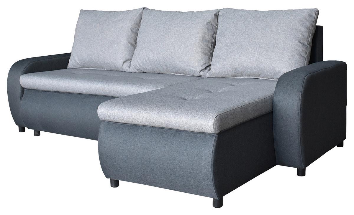 Kutna Garnitura Parma - tamno siva/svijetlo siva, Moderno, drvni materijal/tekstil (220/82/136cm) - Best Price