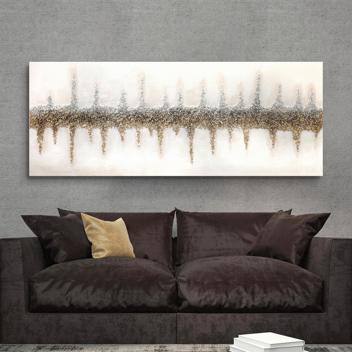 OBRAZ OLEJNY 8434155300999 - różnokolorowy, Lifestyle, materiał drewnopochodny/tkanina (180/70cm) - Monee