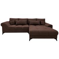 Ecksofa Noah Dunkelrot - Schwarz/Dunkelrot, MODERN, Holzwerkstoff/Kunststoff (295/195cm) - Based