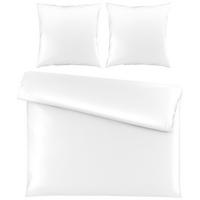 Bettwäsche Victoria XXL Weiß ca. 200x200cm - Weiß, MODERN, Textil (200/200cm) - Mömax