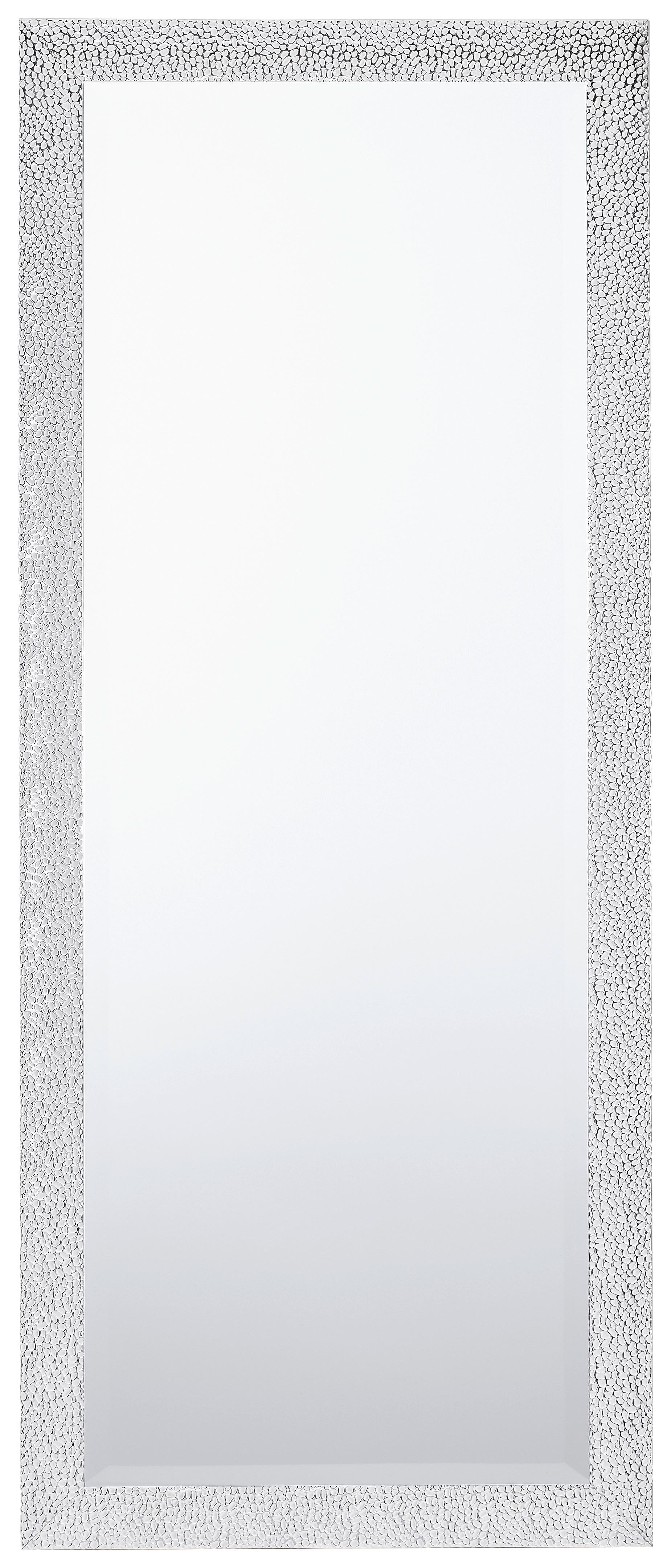 LUSTRO ŚCIENNE MAYA - kolor srebrny, Lifestyle, tworzywo sztuczne/metal (70/170/2cm) - Carryhome