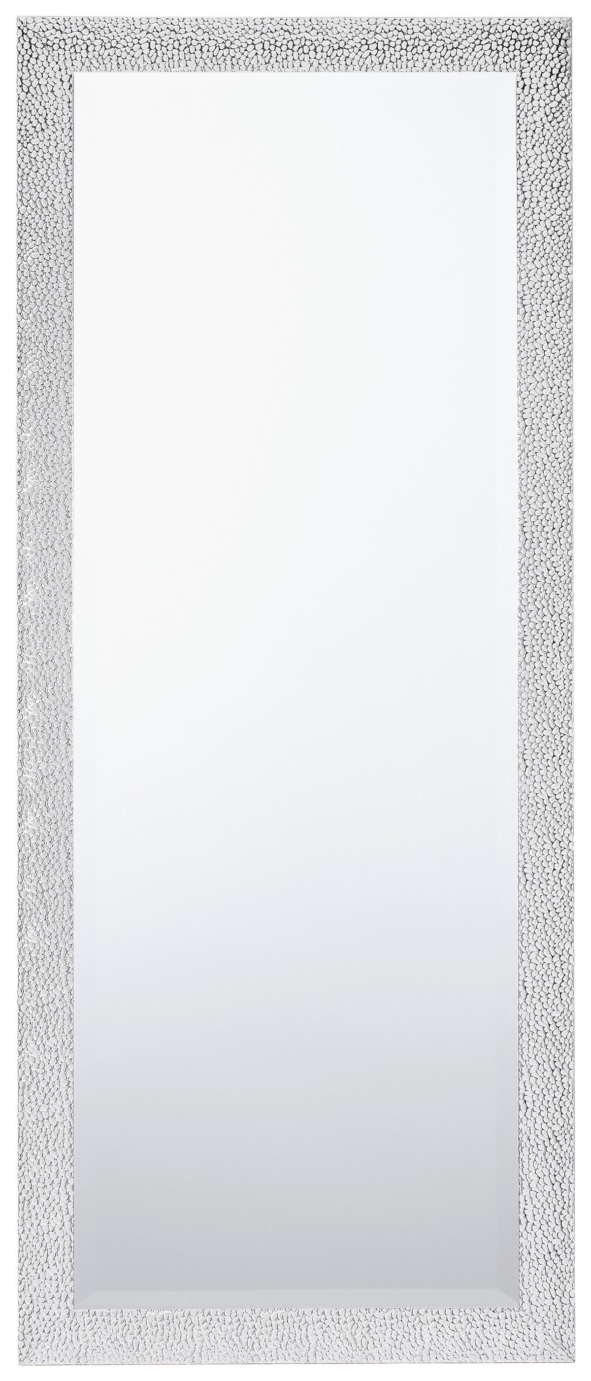 LUSTRO ŚCIENNE MAYA - kolor srebrny, Lifestyle, tworzywo sztuczne/metal (70/170/2cm) - Carryhome