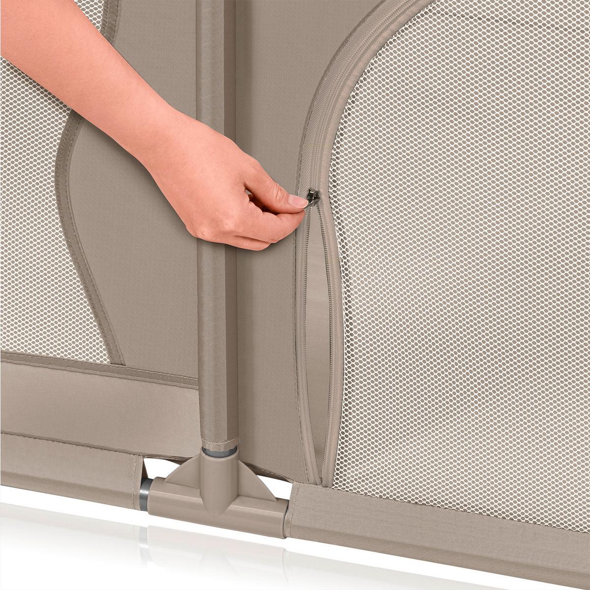 KOJEC NA KÓŁKACH WILLOW - beżowy/kolor piaskowy, Basics, tworzywo sztuczne (127/187/68cm) - Lionelo