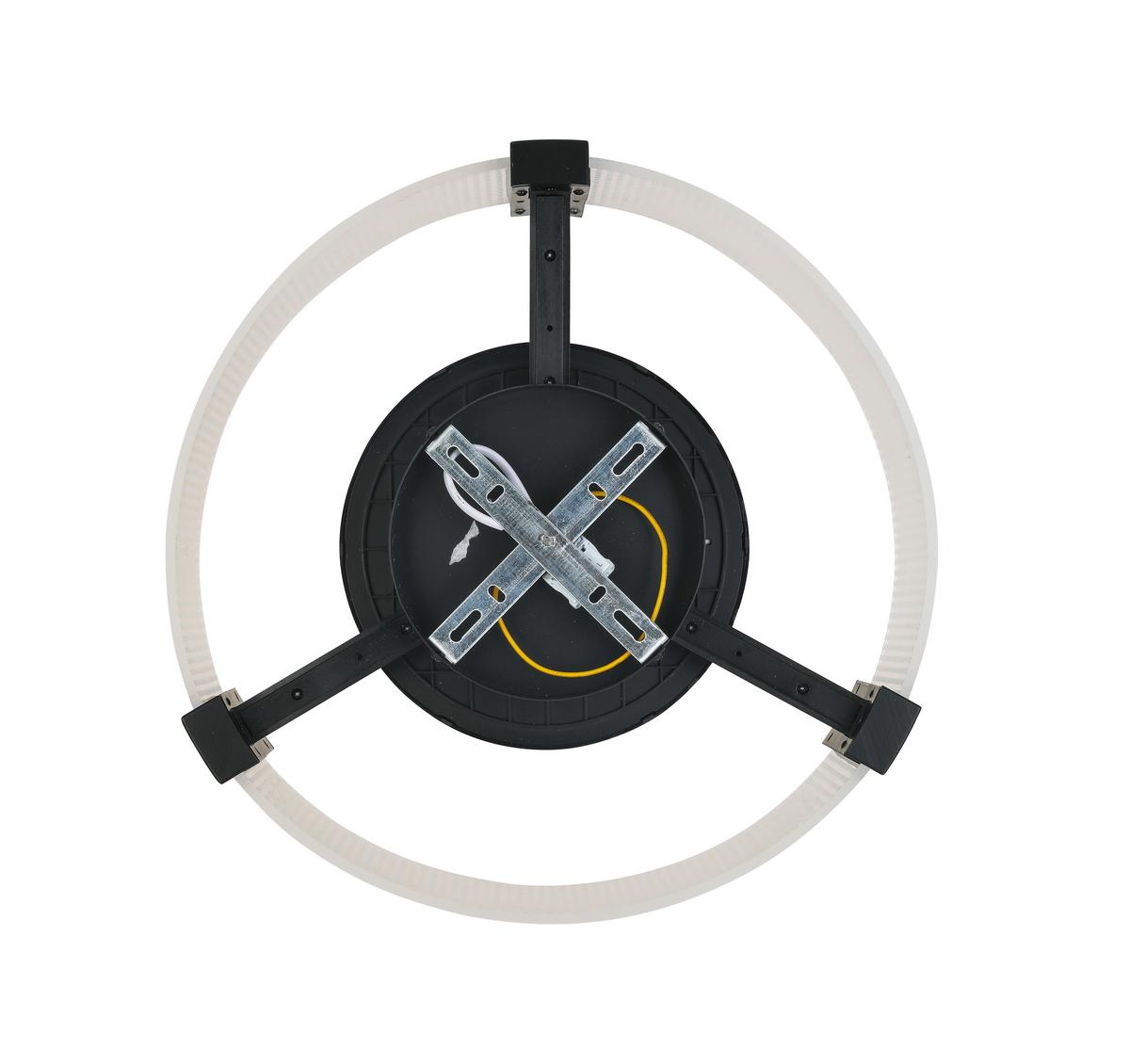 LAMPA SUFITOWA LED ALEX - biały/przezroczysty, Design, tworzywo sztuczne/metal (40/16.5cm) - Novel