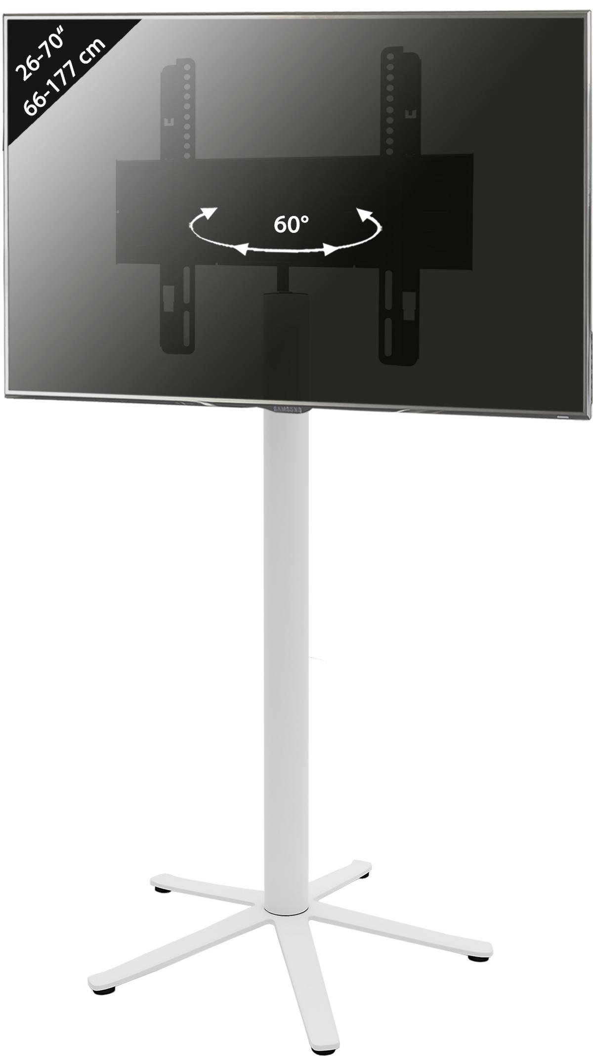 Stojalo Za Tv Xila, Bela - bela, Basics, kovina (61,1/100/61,1cm) - MID.YOU