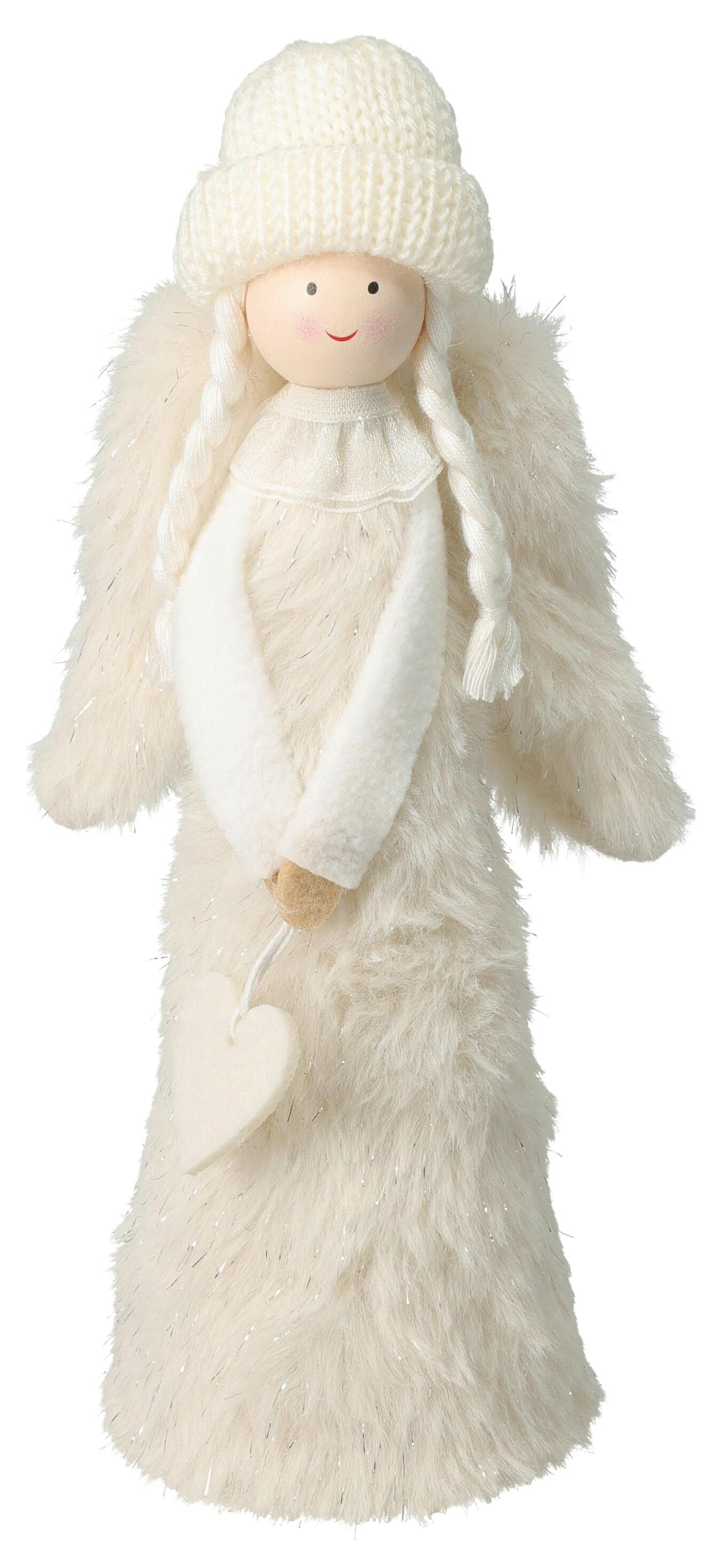 Dekoengel FLUFFY - Multicolor, Textil (12/22/8cm)