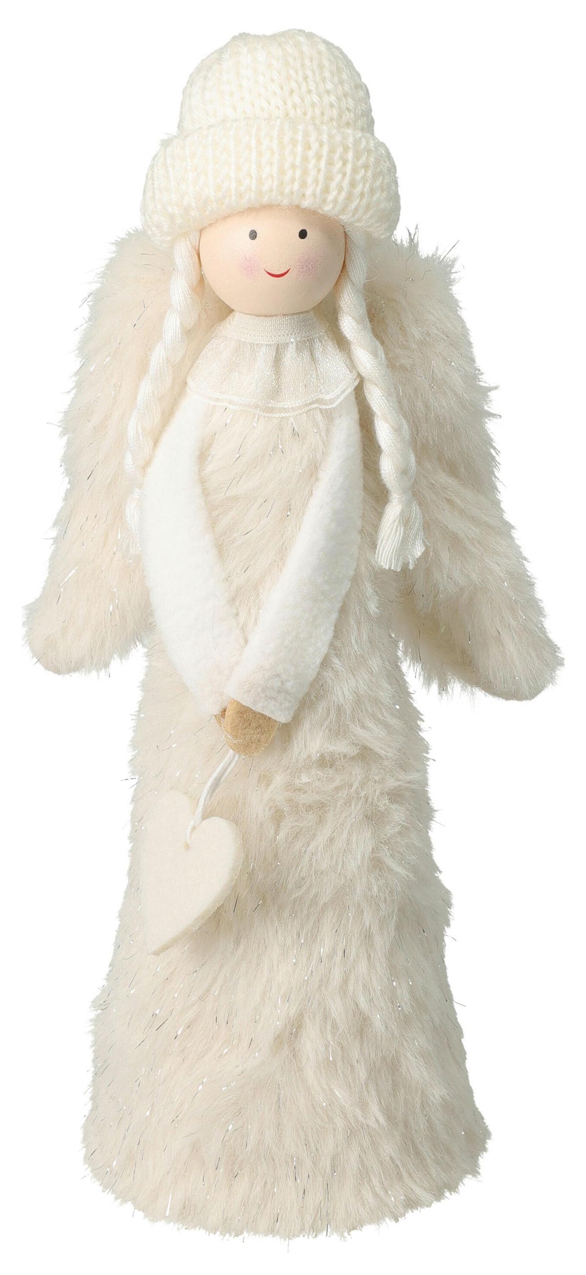 Dekoengel FLUFFY - Multicolor, Textil (12/22/8cm)