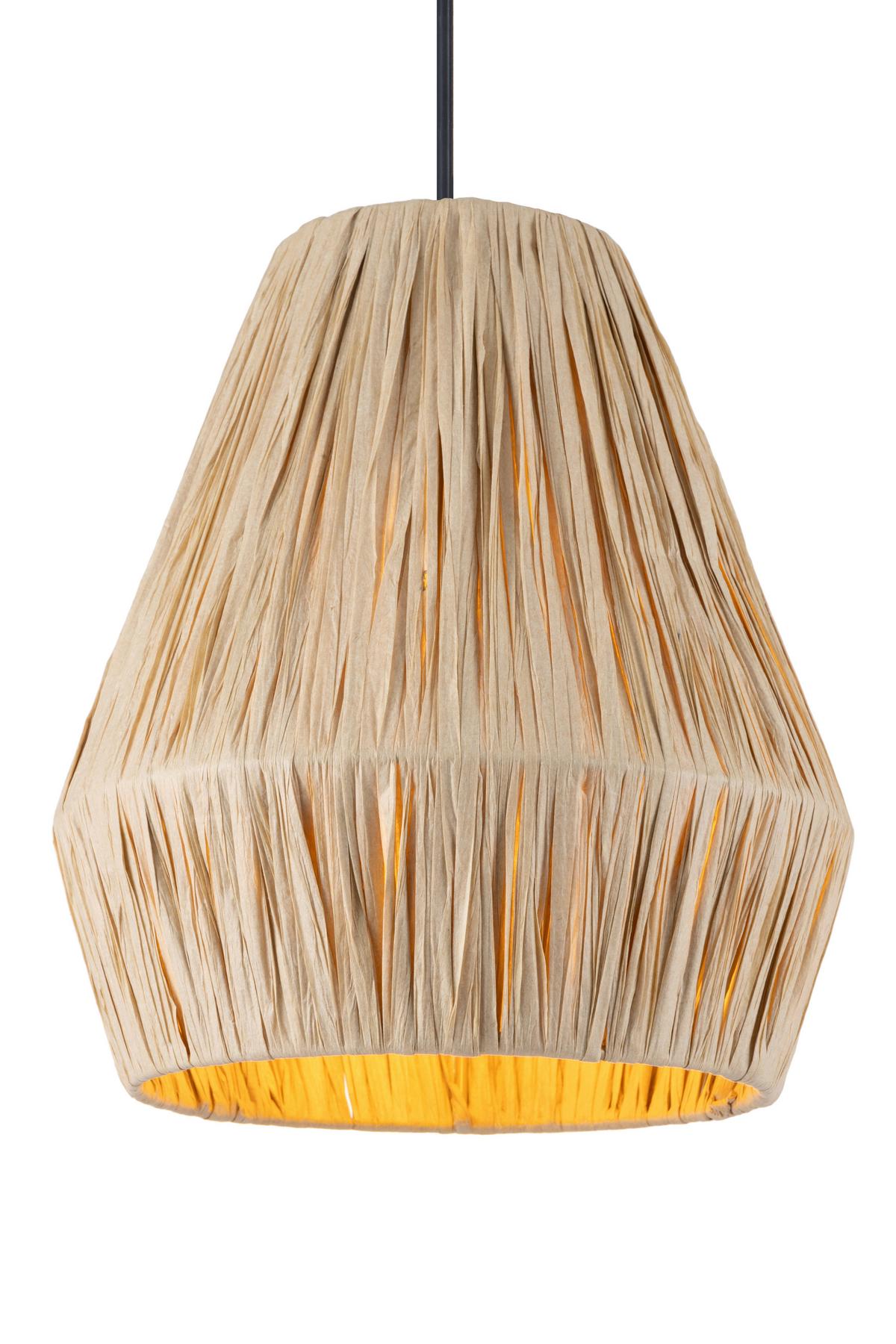 LAMPA WISZĄCA DAVIDE - czarny, Design, metal/papier (80/20/120cm) - Collet's Monde