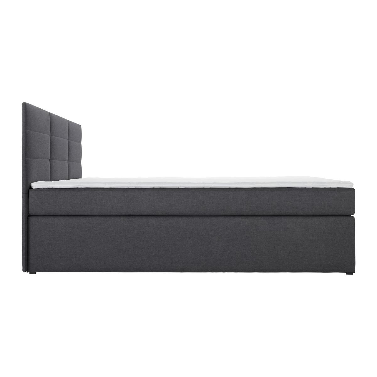 Box Krevet Lisa - tamno siva, Moderno, drvni materijal/tekstil (180/200cm) - Bessagi Home