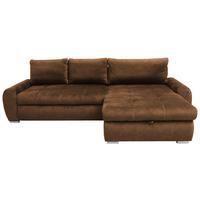 Colţar Solar - alb/portocaliu închis, Modern, lemn/metal (277/175cm) - Modern Living