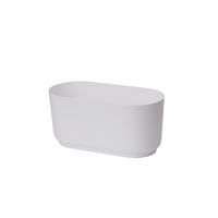 Okrasni Lonček Siena Eco Box 27 - bela, Konvencionalno, umetna masa (27/13,1/13,2cm) - Mömax