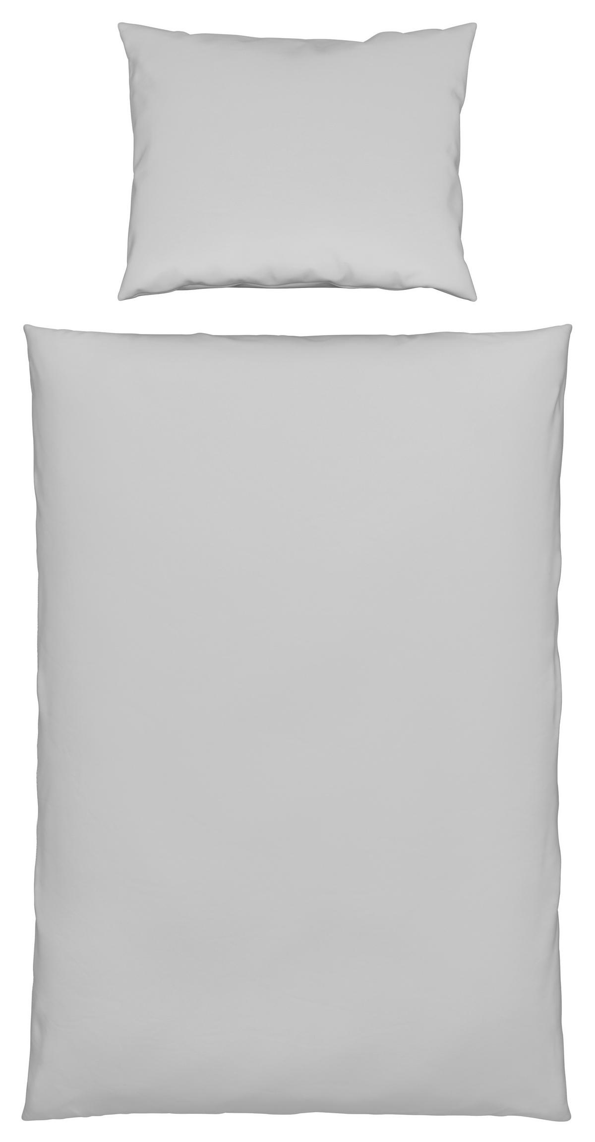 Posteljnina Stone Washed Uni, Svetlo Siva, 60/80, 140/200 - svetlo siva, Romantika, tekstil (140/200cm) - Modern Living