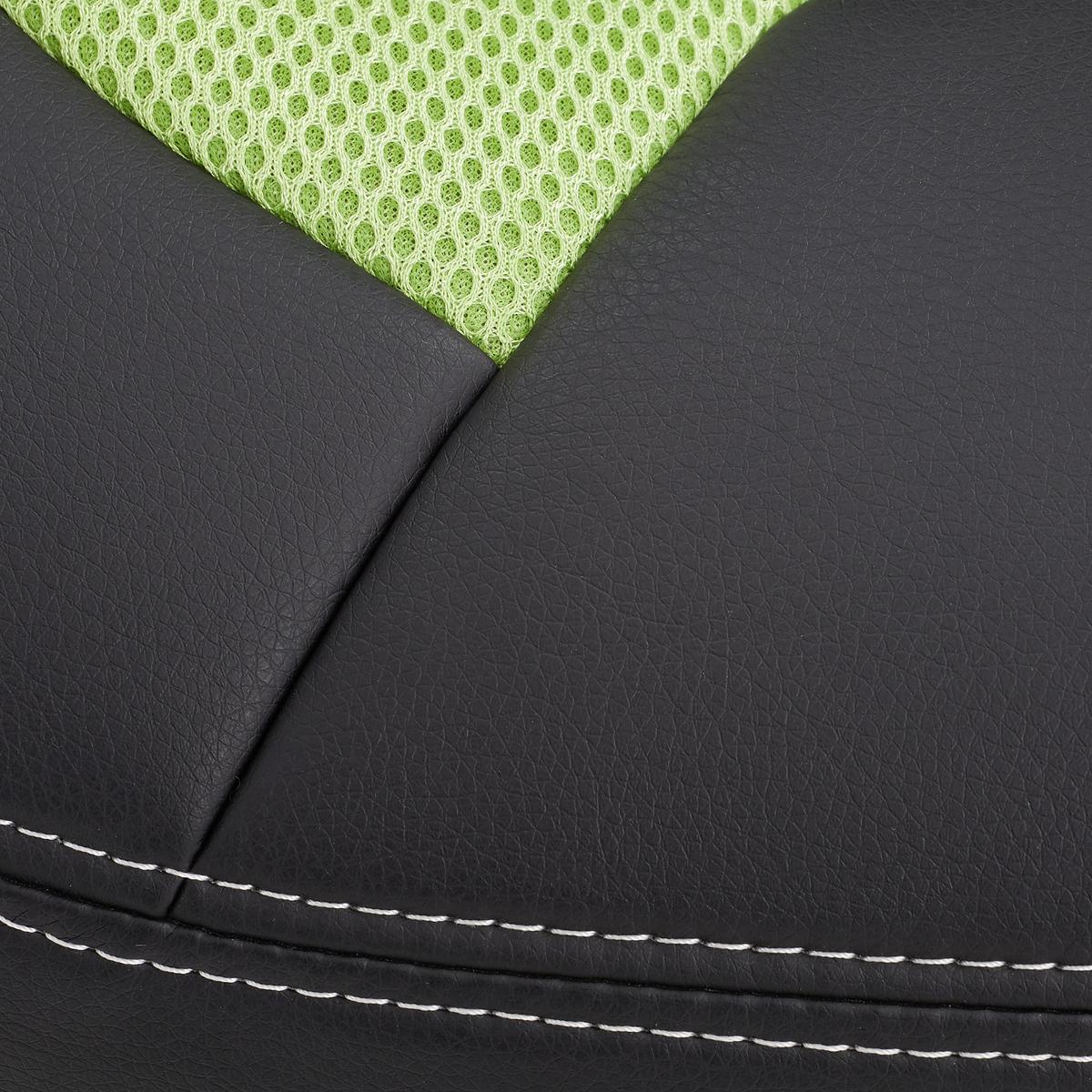 KRZESŁO GAMINGOWE MESUT - zielony/czarny, Design, tworzywo sztuczne/metal (61/110-120/63cm) - Carryhome