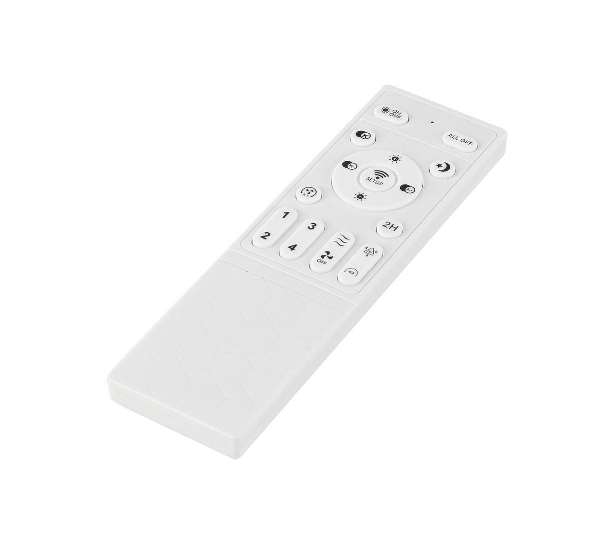 Deckenventilator Tuio Weiß/Chromfarben max. 0,07 W - Chromfarben/Weiß, MODERN, Kunststoff (45/16cm) - Mömax