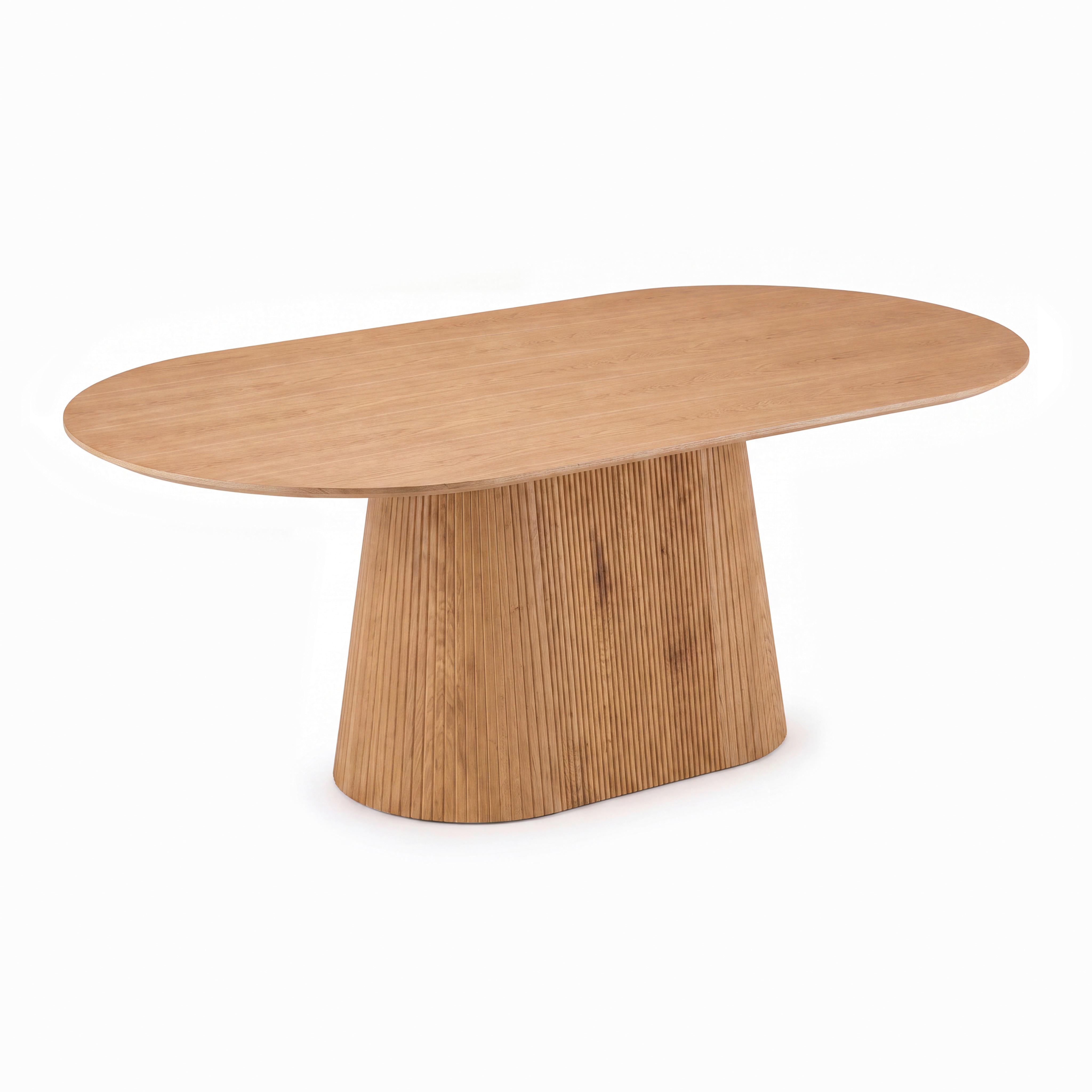 Esstisch Lenno Eschefarben MDF ca. 200x100 cm - Eschefarben, MODERN, Holz/Holzwerkstoff (200/76/100cm) - Bessagi Home