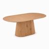 MATBORD LENNO - askfärgad, Modern, trämaterial/trä (200/100/76cm) - Bessagi Home