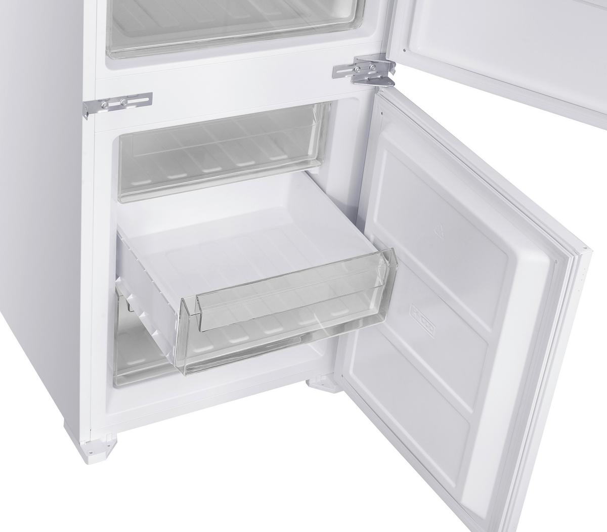 Kühl-Gefrier-Kombination GKE178-16 Weiß - Weiß, Trend, Glas/Kunststoff (54/178/54cm) - Respekta